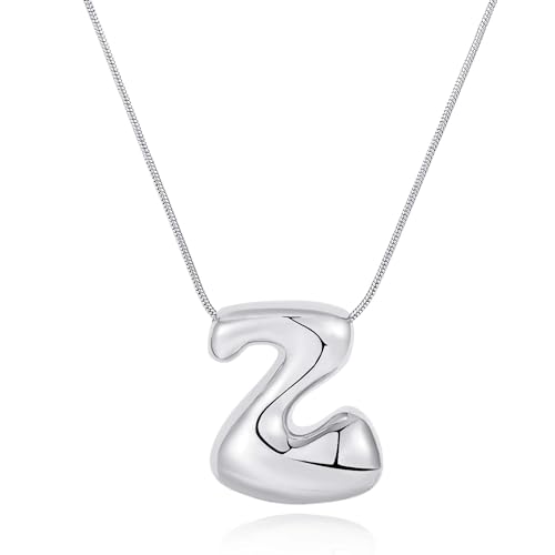 Bubble Initial Necklace