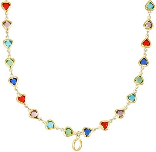 Heart Initial Necklace