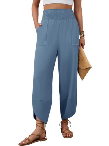 Linen Capri Pants