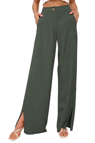 High Waist Wide Leg Pants