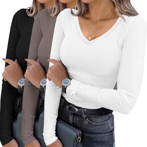 3pk V-Neck Tops