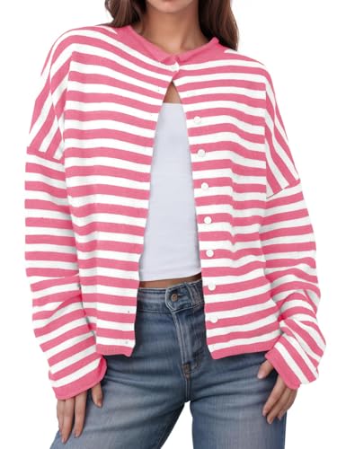 Striped Knit Cardigan
