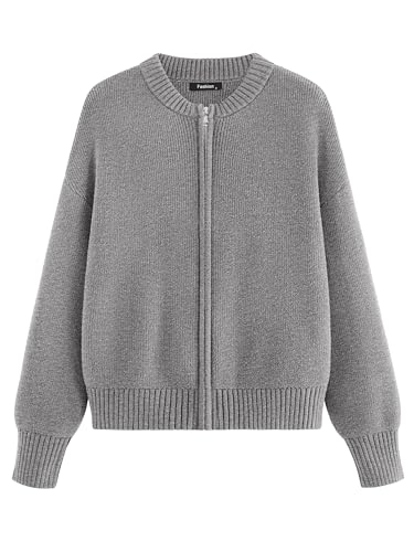 Zip-Up Cardigan