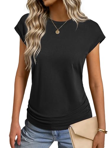 Ruched Cotton Top