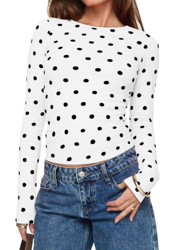 Polka Dot Long Sleeve Top