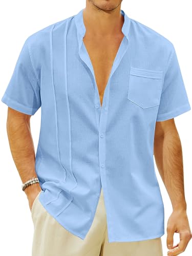 Cotton and Linen Men's Shirt