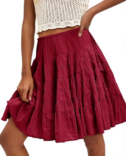 Pleated Boho Skirt
