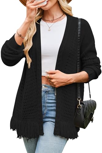 Crochet Fringe Cardigan