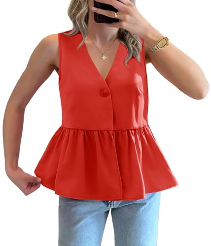 Peplum V-Neck Blouse