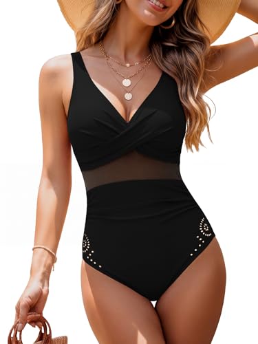 Mesh One Piece Swimsuit