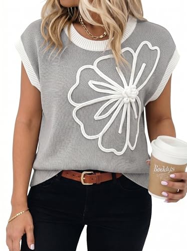 Floral Crew Sweater