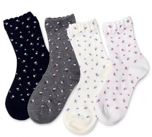 Ruffle Floral Socks
