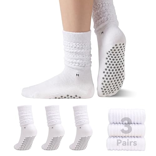 3pk Pilates Grip Socks