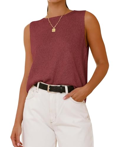Sleeveless Sweater Top