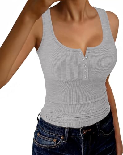 Henley Tank Top