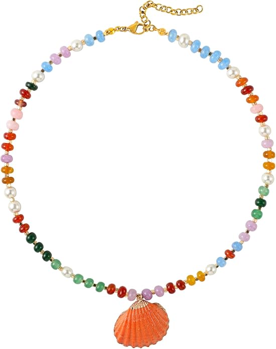 Beaded Gemstone Necklace