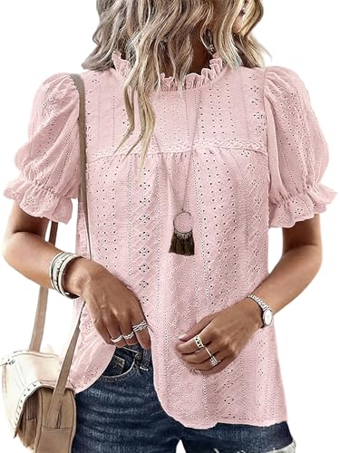 Eyelet Embroidered Blouse