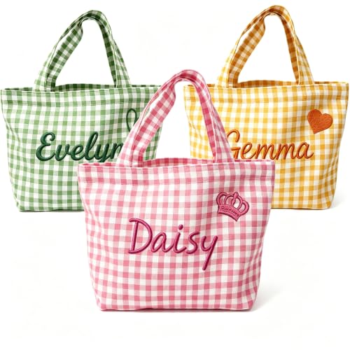 Gingham Tote Bag