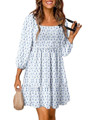 Boho Floral Mini Dress