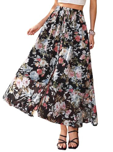 Boho Floral Skirt
