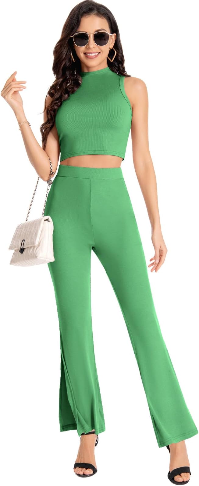 Two Piece Sleeveless Set