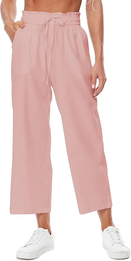 Wide Leg Drawstring Pants