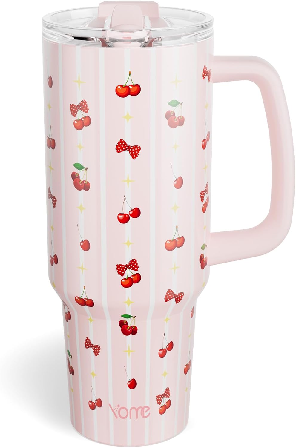 Stripe Cherry Tumbler