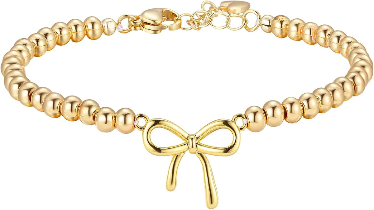 Gold Bead Bracelet