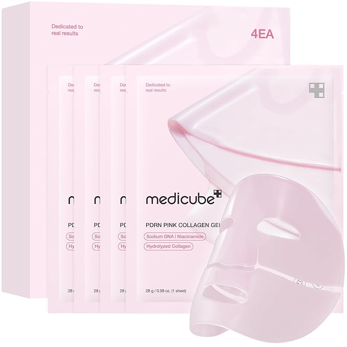 medicube Salmon DNA PDRN pink collagen jelly gel mask