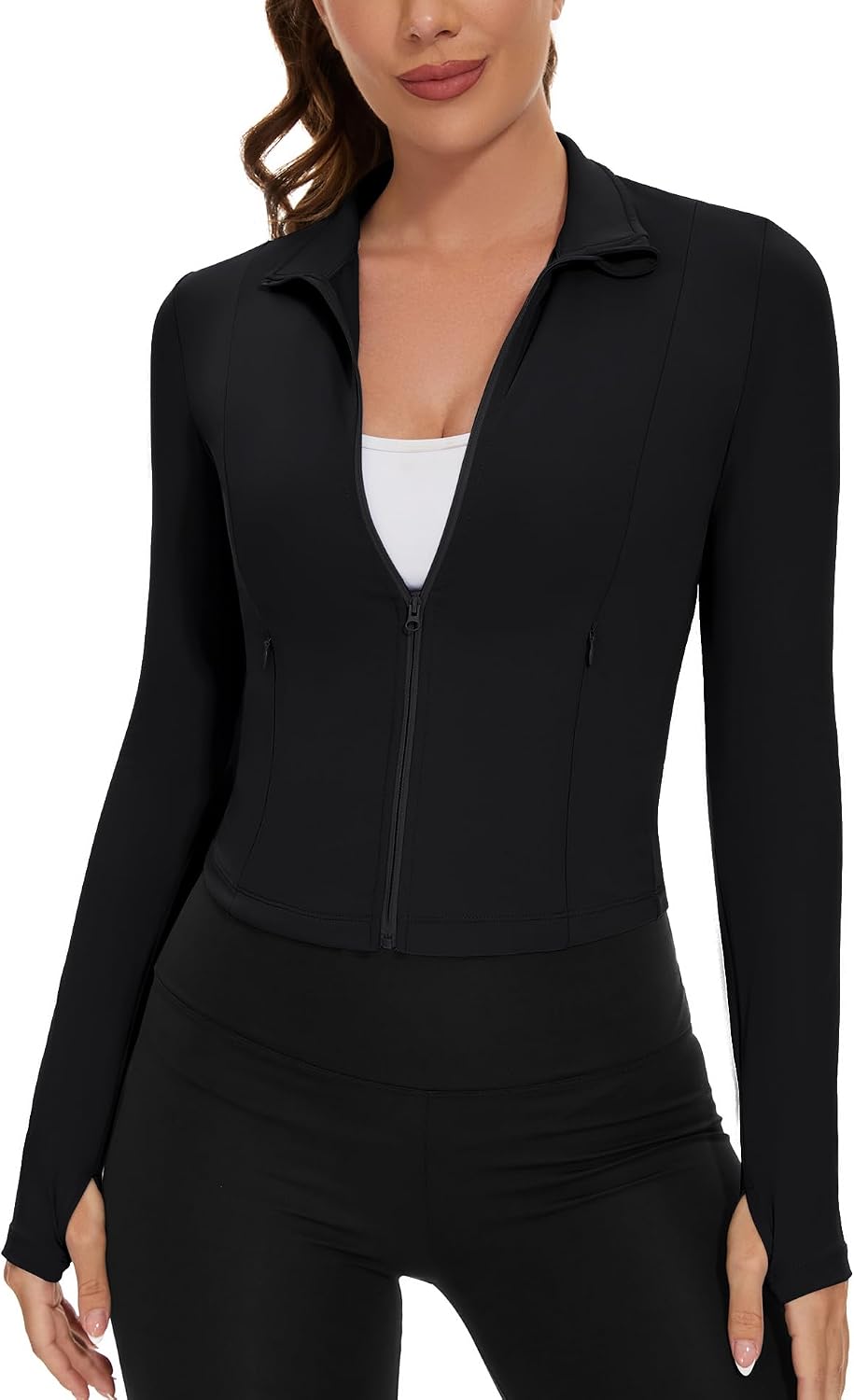 Cropped Athletic Jacket