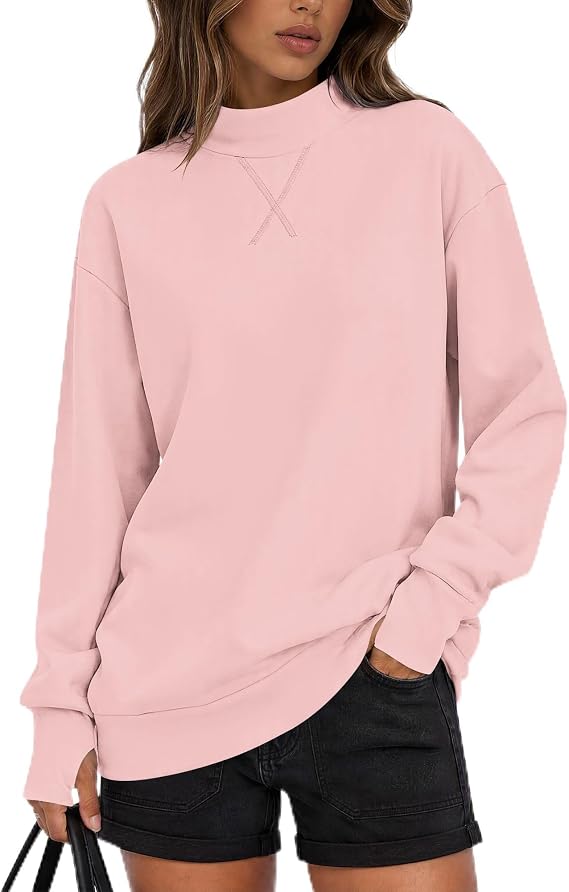 Mock Neck Sweatshirt