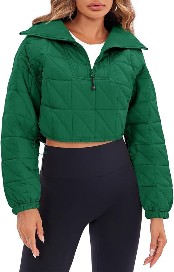Quilted Half Zip