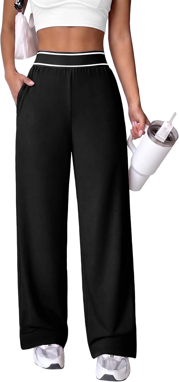 Wide Leg Track Pants