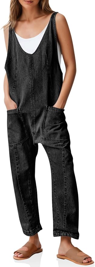 Denim Overall Jumpsuit