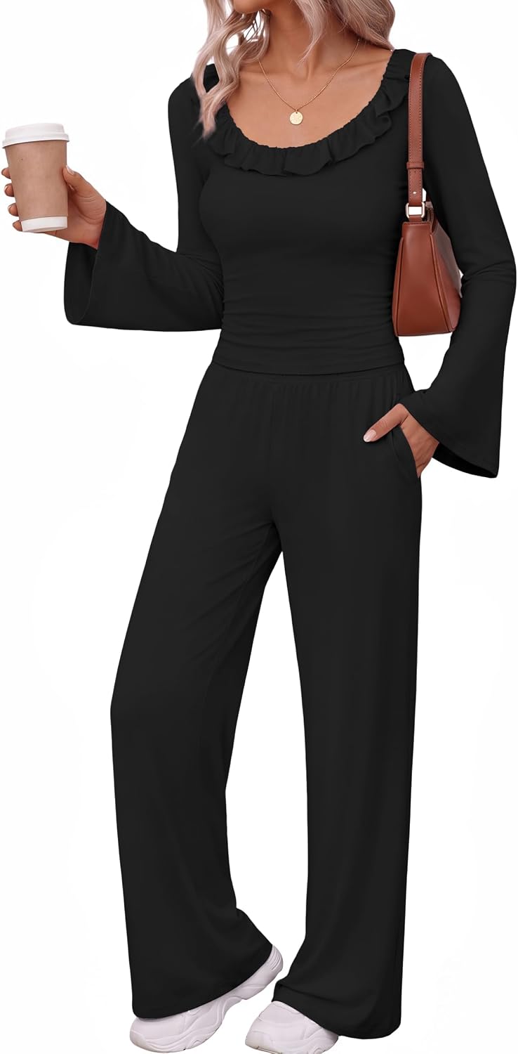 Bell Sleeve Lounge Set