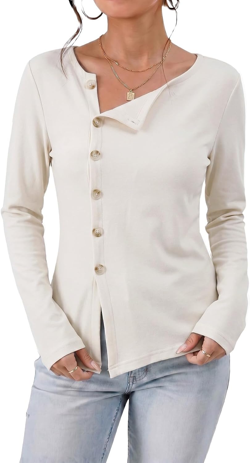 Asymmetrical Button Shirt