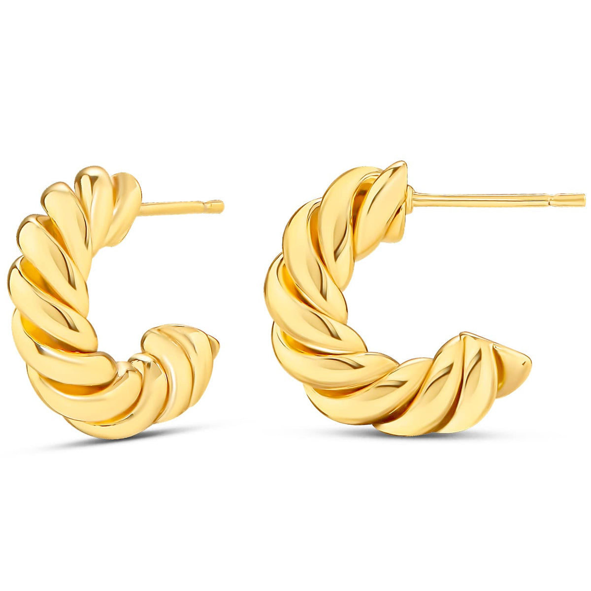 Rope Hoop Earrings