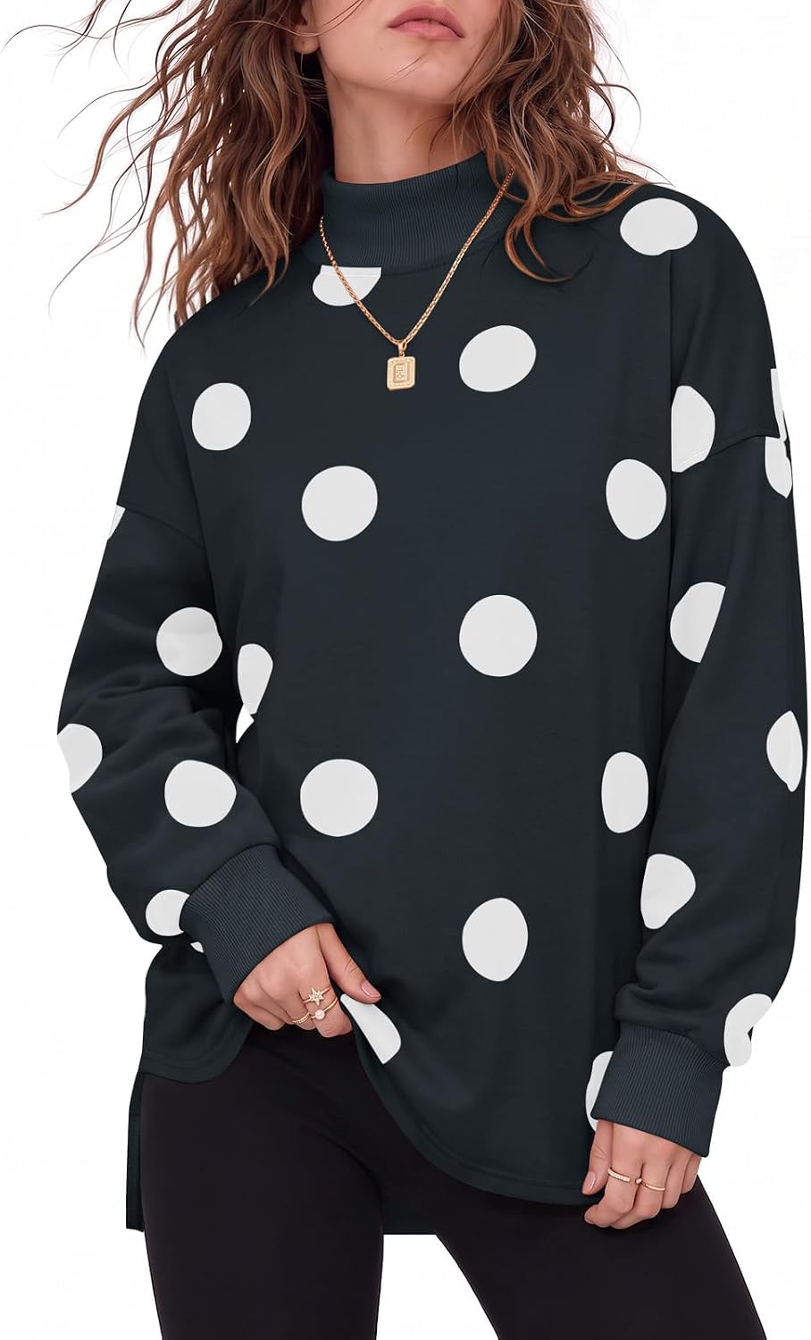 Polka Dot Sweatshirt