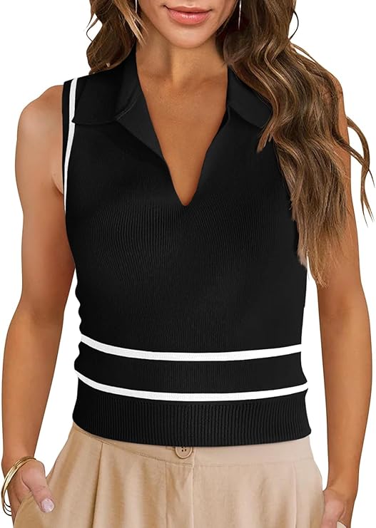 Cropped Sweater Vest