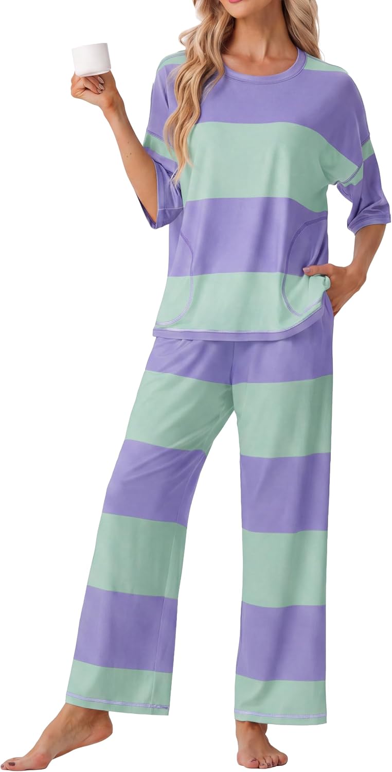 Striped Pajama Set