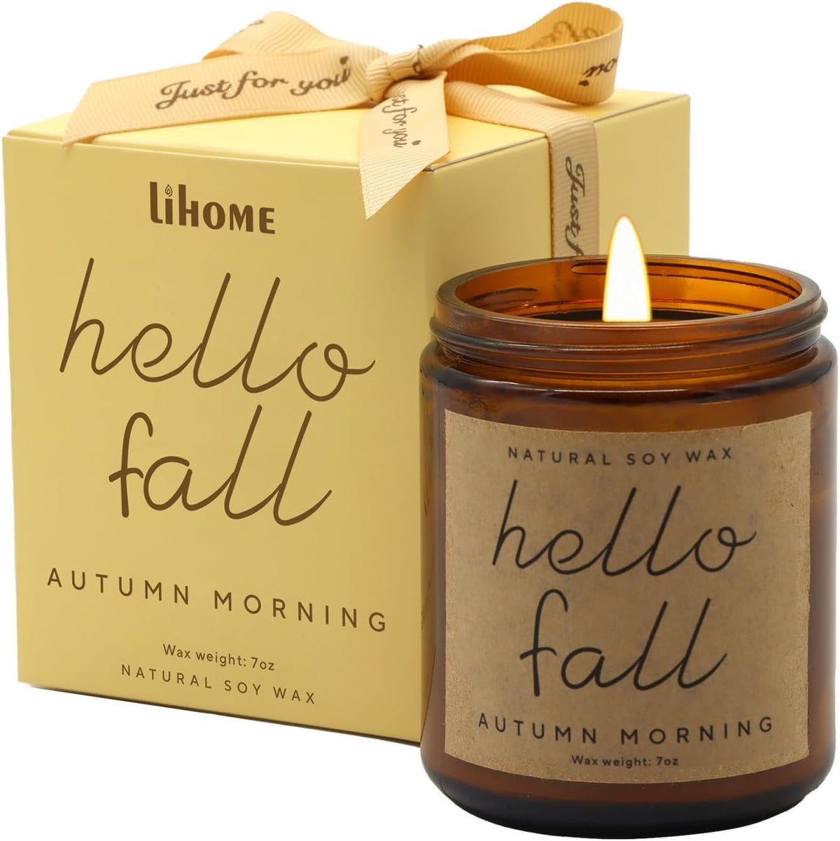 Autumn Morning Candle
