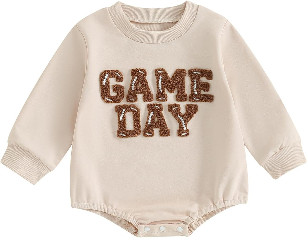 Fall Sweatshirt Romper