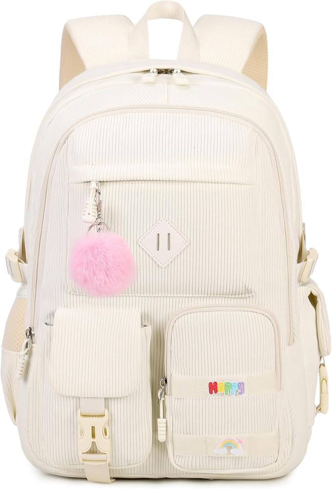 Corduroy Laptop Backpack