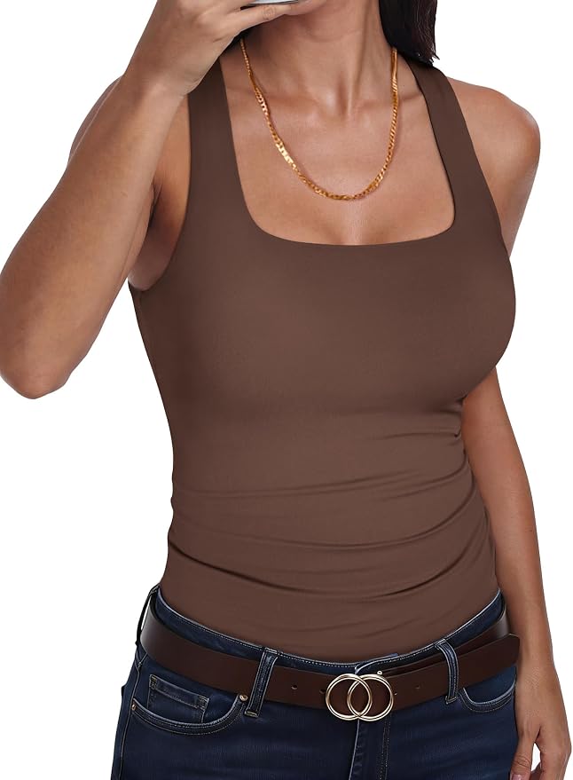 ANRABESS Double Lined Tank Top