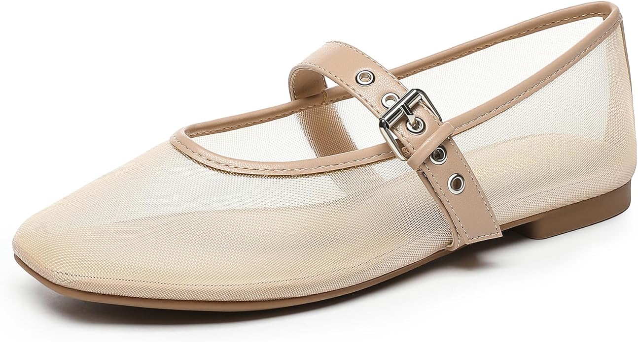 Mesh Ballet Flats