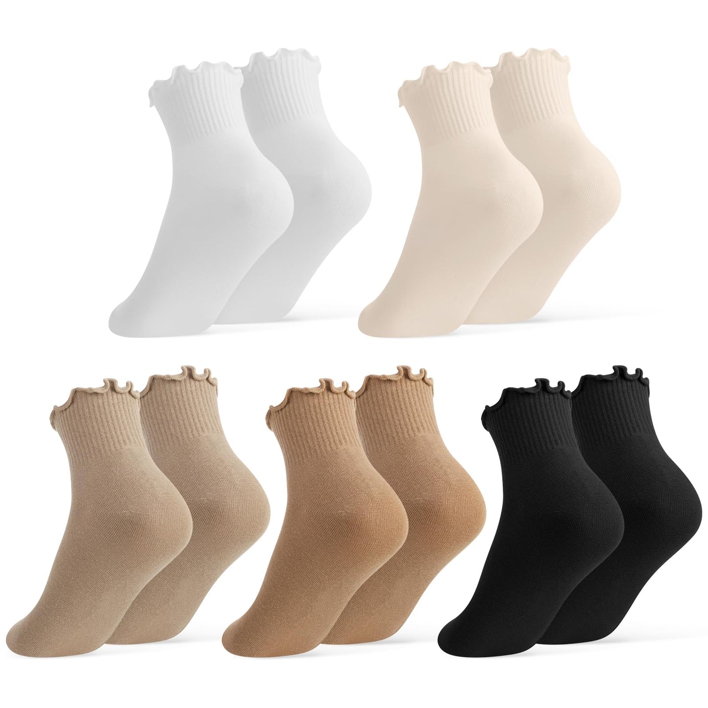 Ruffle Socks (5PK)