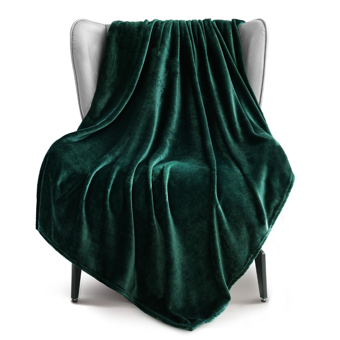 Satin Large Fleece Throw