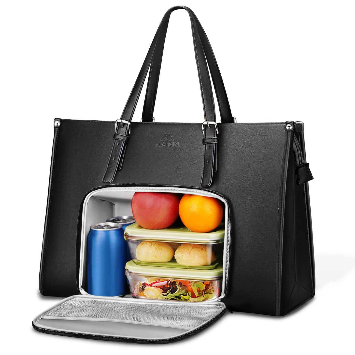 Laptop Tote Bag With Lunch Pocket