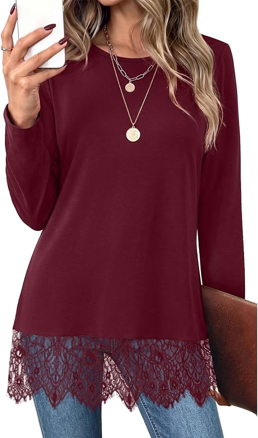 Lace Tunic Top
