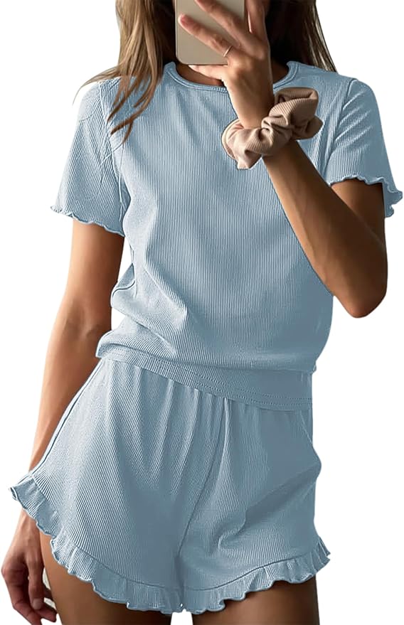 Ruffle Pajamas Set
